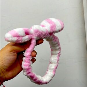 Pink and White Kids Headband